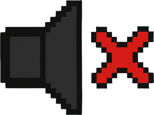 Make audio's lines dark black, audio color dark gray. Make x's lines black and inside color red.