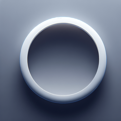 thin white circle empty.