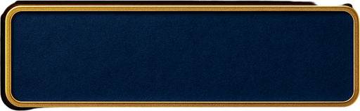 Keep the exact shape but change the material to be a lighter, but rich blue felt with a golden border around it