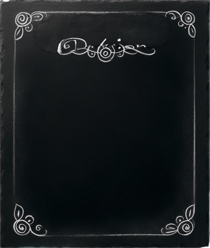 Word "POTION" in chalk