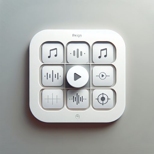 A clean and minimalistic interface for a voice recorder app, featuring a 2x2 grid layout. Each grid square represents a recording file, displayed as large, distinct tiles. Each tile includes a simple circular play button in the center, with a subtle waveform icon or progress bar beneath it to represent the audio. The background is a soft gradient of light grey to white, ensuring clarity and focus on the files. The design is modern and functional, with smooth edges and a clean UI aesthetic for a professional and user-friendly experience..
Single Game Texture. In-Game asset. 2d. Blank background. High contrast. No shadows.