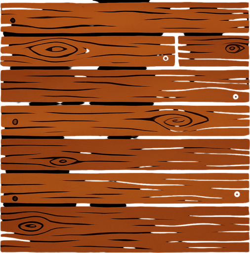 piso de madera.
In-Game asset.  2d.  High contrast.  No shadows