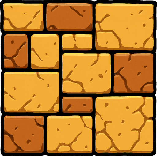 Wall.
In-Game asset.  2d.  High contrast.  No shadows
