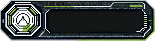 A black rectangle
