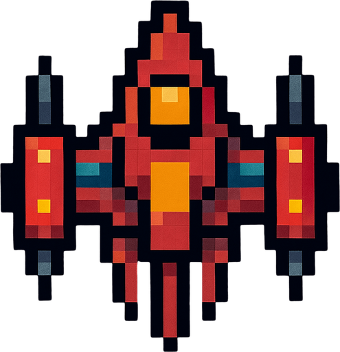 enemy spaceship 8 bit