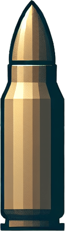 射出的是子弹形状.
Single Game Texture. In-Game asset. 2d. Blank background. High contrast. No shadows.