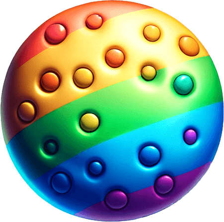 Rainbow cookie.
Single Game Texture.  In-Game asset.  2d.  Blank background.  High contrast.  No shadows