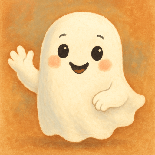 friendly ghost.