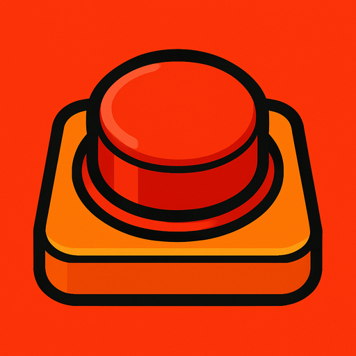 button red 2d.
In-Game asset.  2d.  High contrast.  No shadows