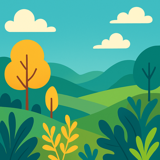 Background for relaxing puzzle game.
In-Game asset.  2d.  High contrast.  No shadows