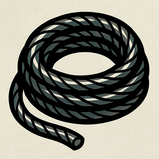 metal cable.
In-Game asset.  2d.  High contrast.  No shadows