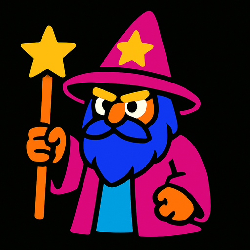 mago.
In-Game asset.  2d.  High contrast.  No shadows