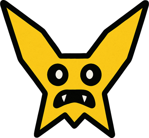 V shape yellow 2d enemy for asset..
In-Game asset.  2d.  High contrast.  No shadows