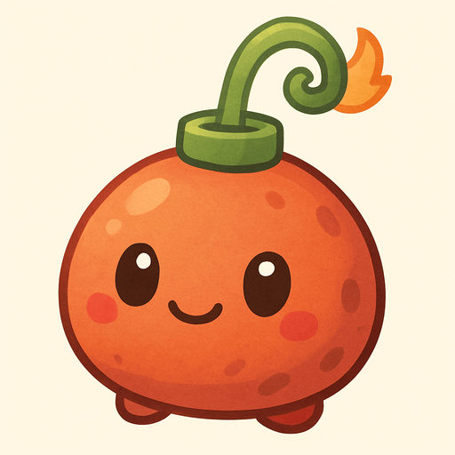 Papapum de plantas vs zombies que sea tierna.
In-Game asset.  No shadows