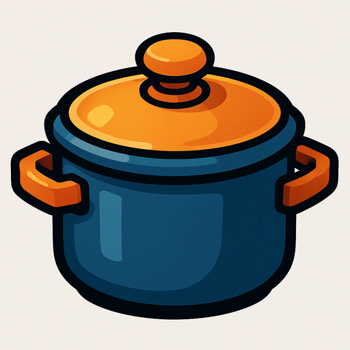 Tencere.
In-Game asset.  2d.  High contrast.  No shadows