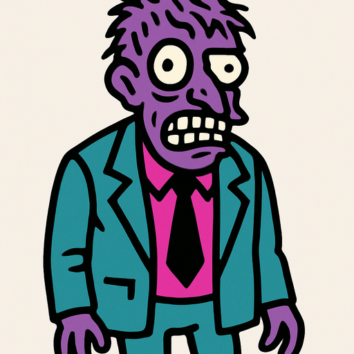 Homme bizzare.
In-Game asset.  2d.  High contrast.  No shadows