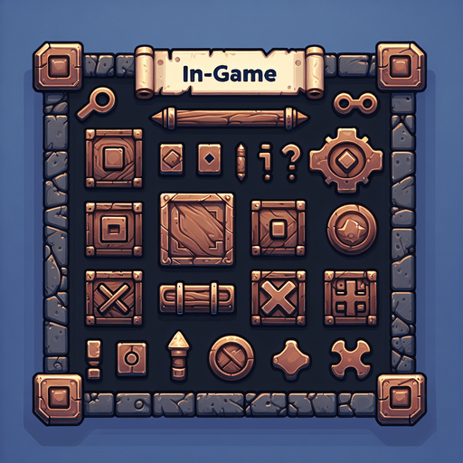 panel.
Single Game Texture.  In-Game asset.  2d.  Blank background.  High contrast.  No shadows