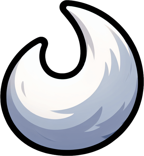 хвост белой собаки поднят вверх. мультяшный. прямой.
Single Game Texture. In-Game asset. 2d. Blank background. High contrast. No shadows.