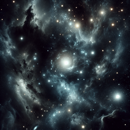 dark realistic outer space.
