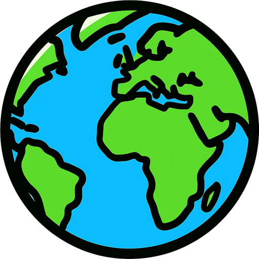 dünya.
In-Game asset.  2d.  High contrast.  No shadows