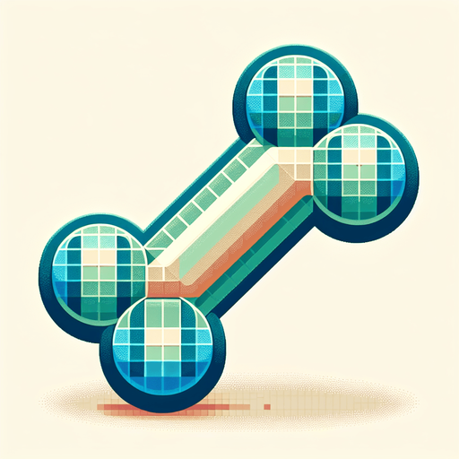 a cute looking dog toy shaped like a bone..
Single Game Texture. In-Game asset. 2d. Blank background. High contrast. No shadows.