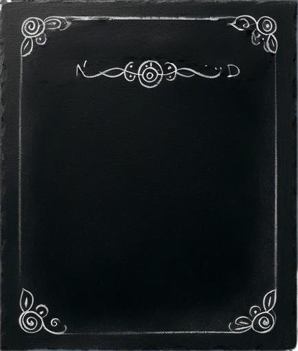 "NOVICE BLEND" handwritten in chalk