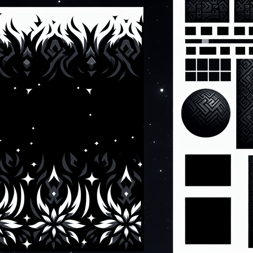 black background Single Game Texture. In-Game asset. 2d. Blank background. High contrast. No shadows.