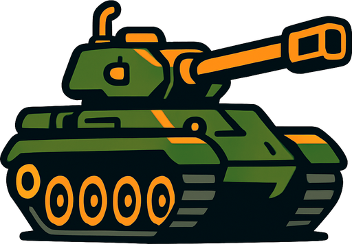 tank.
In-Game asset.  2d.  High contrast.  No shadows