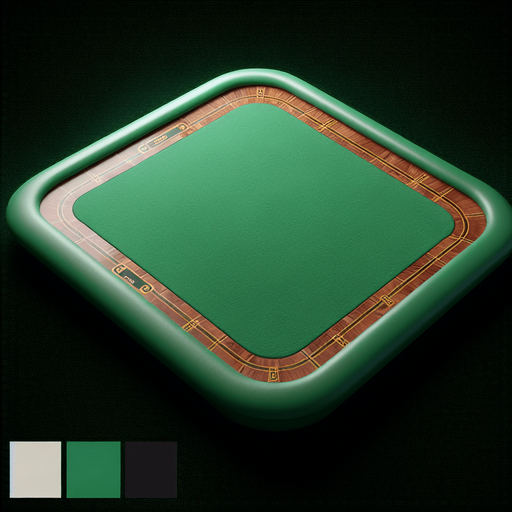 Green casino baize. To be used as background. No shade. Single Game Texture. In-Game asset. 2d. Blank background. High contrast. No shadows..
Single Game Texture. In-Game asset. 2d. Blank background. High contrast. No shadows.