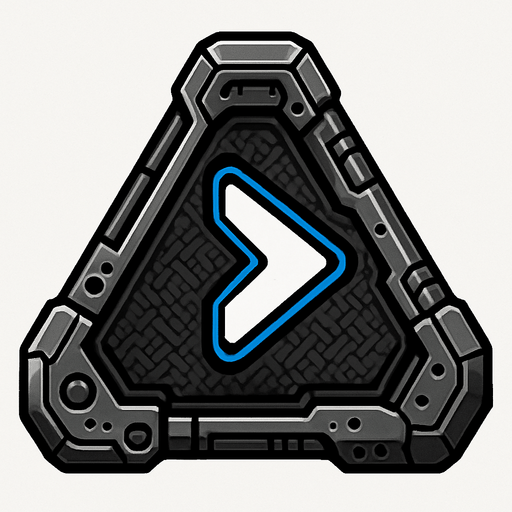 i want a try or peddle block image texute is robotic.
In-Game asset.  2d.  High contrast.  No shadows