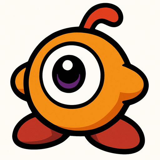 Waddle doo.
In-Game asset.  2d.  High contrast.  No shadows