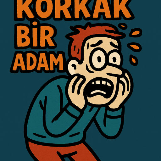 KORKAK BİR ADAM.
In-Game asset.  2d.  High contrast.  No shadows