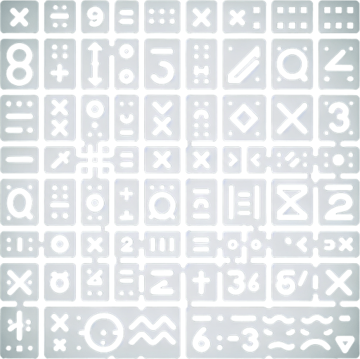 math game panel without any text background.
Single Game Texture.  In-Game asset.  2d.  High contrast