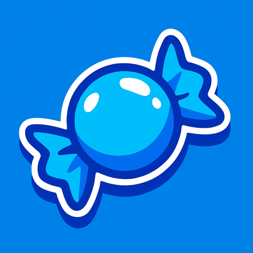 candy_blue.
In-Game asset.  2d.  High contrast.  No shadows