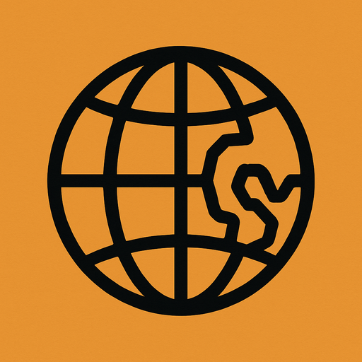 Minimalist geography icon.
In-Game asset.  2d.  High contrast.  No shadows