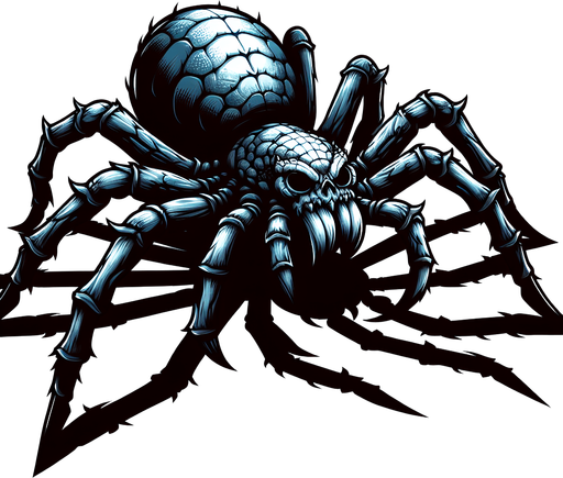 Canavar örüncek.
Single Game Texture.  In-Game asset.  2d.  Blank background.  High contrast.  No shadows