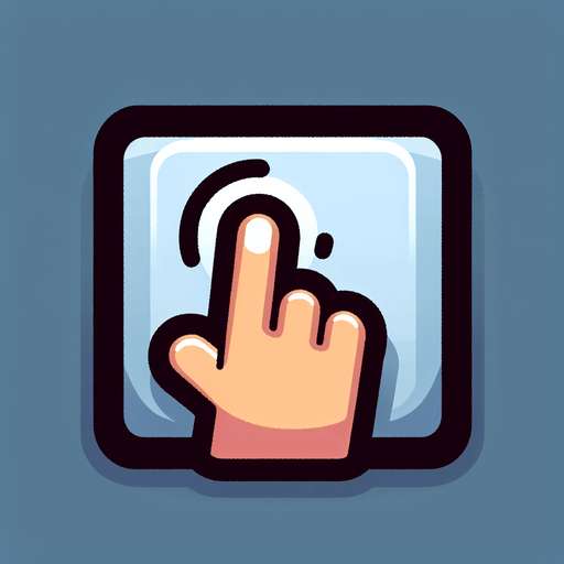 Нажатие по экрану. Палец. Мультяшный.
Single Game Texture. In-Game asset. 2d. Blank background. High contrast. No shadows.