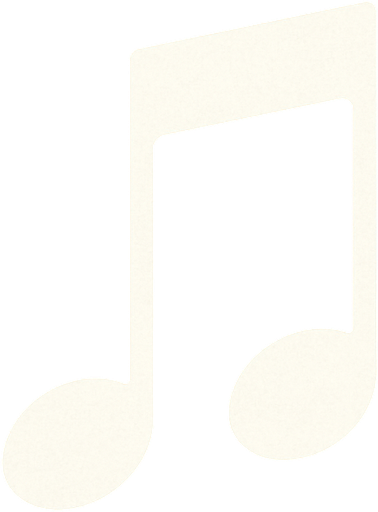 a white music note
