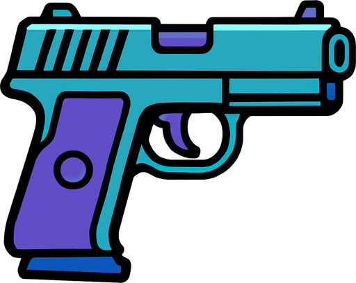 silah.
In-Game asset.  2d.  High contrast.  No shadows