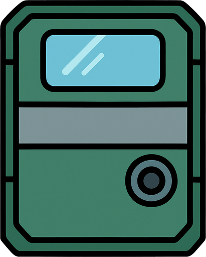 among us doorClosed.
In-Game asset.  2d.  High contrast.  No shadows