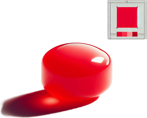 Basic Prompt:
Bright red candy, vibrant crimson color, smooth surface, sweet and appealing treat.
More Detailed Prompt (Optional):
A glistening, ruby-red candy, with a smooth, reflective surface. The color is a rich, deep crimson, almost like a precious gem. The light catches it beautifully, creating highlights and shadows. The background is soft and blurred.
Possible Variations to Add (Optional):
Shape: Heart, sphere, cube, star, twisted, etc.
Texture: Glossy, matte, gummy, hard, crystalline, etc.
Lighting: Soft, harsh, natural, artificial, dramatic, etc.
Background: Solid color, patterned, candy store, blurred, bokeh, etc.
Additions: Candy wrapper, other candies, sprinkles, sugar coating, etc.
Example Combination Prompt:
A heart-shaped, glistening, ruby-red candy with a smooth, reflective surface. Rich, deep crimson color. Soft lighting, blurred background..
Single Game Texture.  In-Game asset.  2d.  Blank background.  High contrast.  No shadows