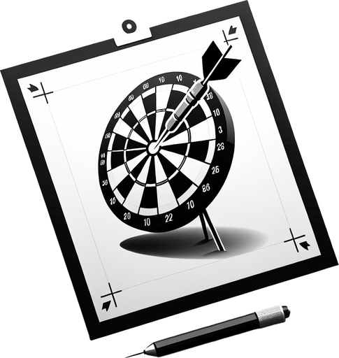 Dart seen from the side.
Single Game Texture.  In-Game asset.  2d.  Blank background.  High contrast.  No shadows