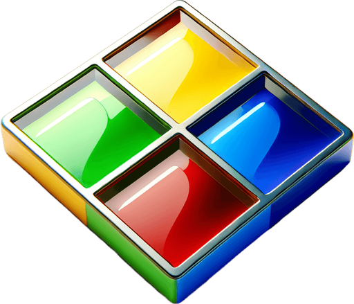 photorealistic windows logo