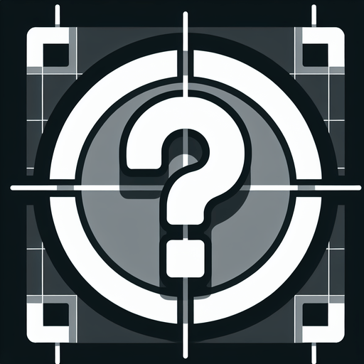 A white question mark in a circle, like for a help button in a game..
Single Game Texture. In-Game asset. 2d. Blank background. High contrast. No shadows.