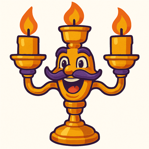 Candelabro de una Sala de Conciertos Viviente.
In-Game asset.  2d.  High contrast.  No shadows