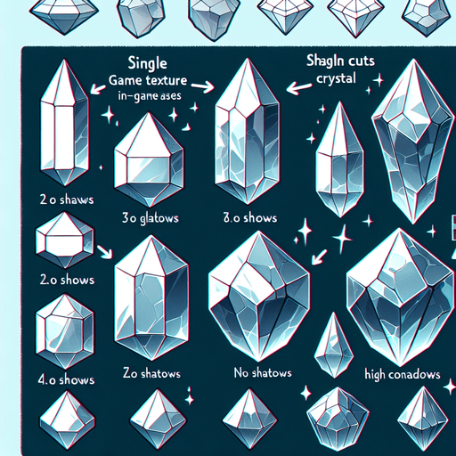 crystal.
Single Game Texture. In-Game asset. 2d. Blank background. High contrast. No shadows.