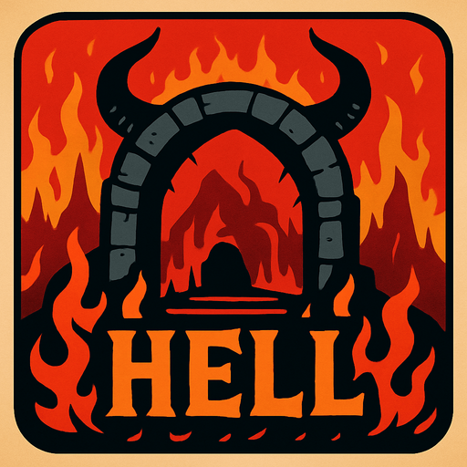 hell.
In-Game asset.  2d.  High contrast.  No shadows