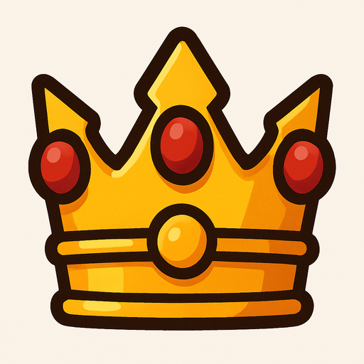 crown.
In-Game asset.  2d.  High contrast.  No shadows