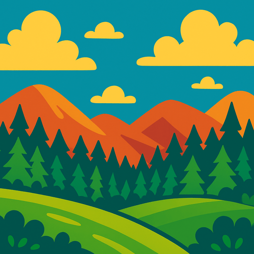 Güzel bir arkaplanı.
In-Game asset.  2d.  High contrast.  No shadows