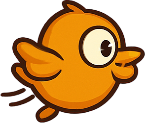 Fullscreen modern App Store landscape banner, 16:9, high definition, for a game titled "Flappy Yap" and with the description "Guide a bird through endless pipes by tapping to flap and avoid obstacles. Survive as long as possible and beat your high score!". No text on banner!